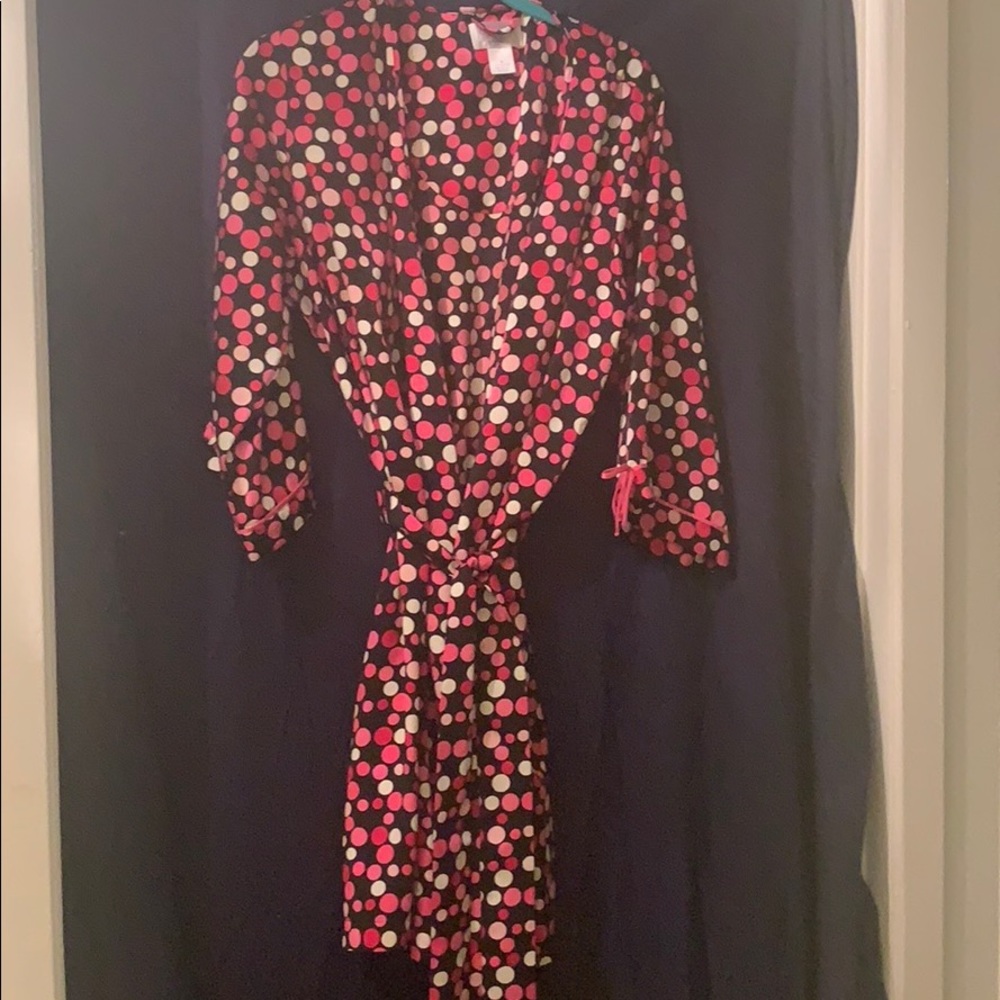 Cabernet Polka Dot Robe
